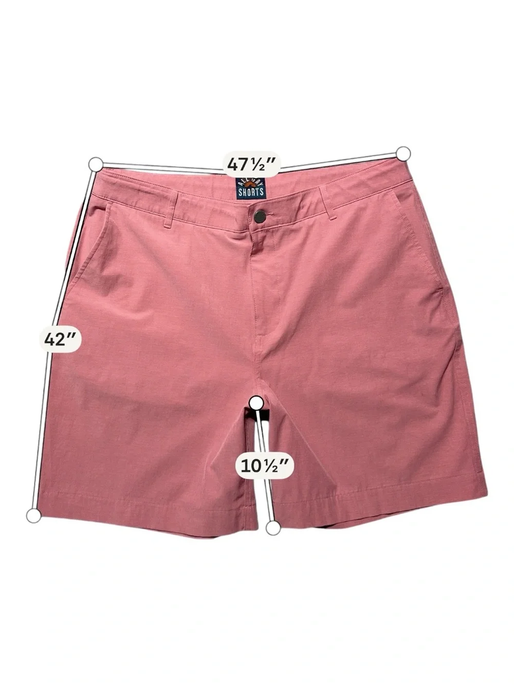 Faherty All Day Shorts 9” inseam Sunrose men’s 36